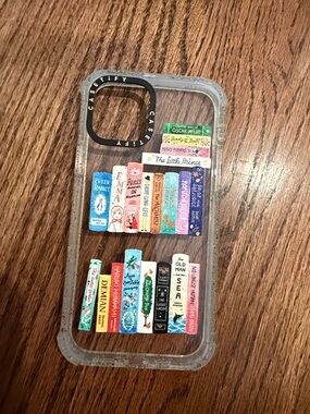 CASETiFY Clear Book Stack iPhone Case - Multicolor